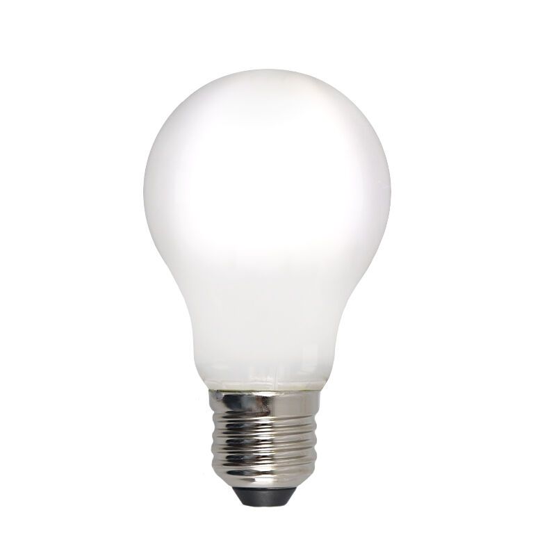 Dæmpbar Olucia E27 LED pære, A60, 5w, Hvidt glas, 4000k