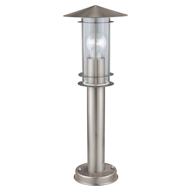 Sølv modern udendørslampe rustfrit stål, Arabella, IP44 Sølv modern udendørslampe rustfrit stål, Arabella, IP44