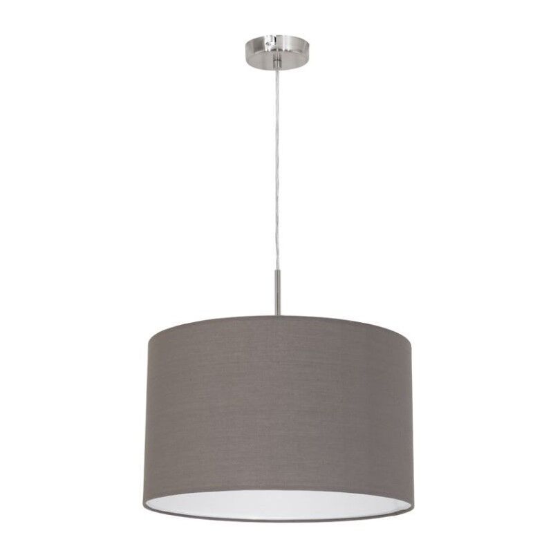 Antracit modern pendler lampe stof, Abano Antracit modern pendler lampe stof, Abano
