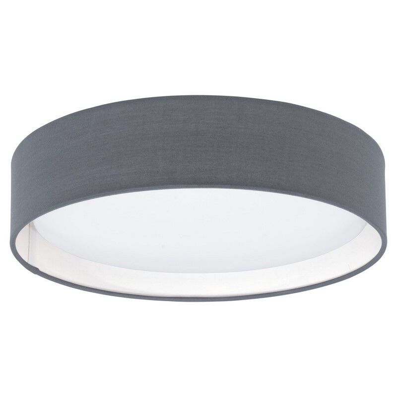 Grå modern plafond stof, Abano, 12W, 3000K LED Grå modern plafond stof, Abano, 12W, 3000K LED