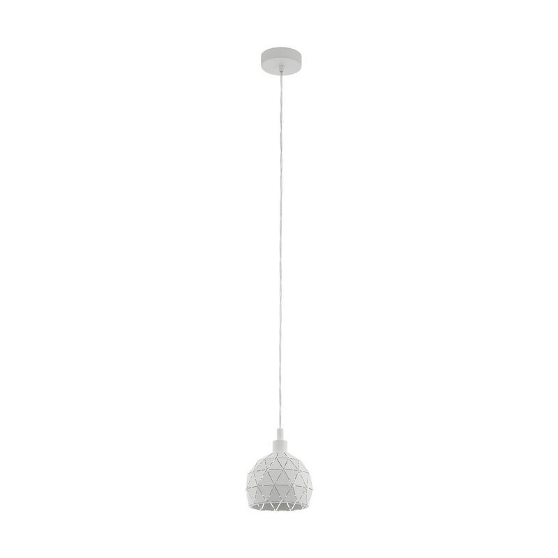 Hvid modern pendler lampe stål, Silva Hvid modern pendler lampe stål, Silva