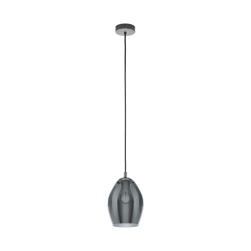 Grå design pendler lampe glas, Nikky