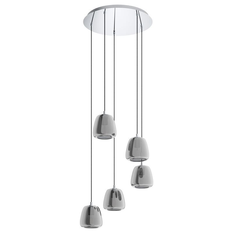 Krom modern pendler lampe glas, Gauke