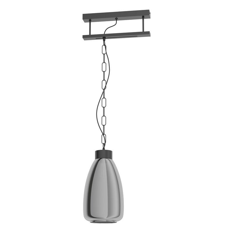 Sort design pendler lampe glas, Annefleur