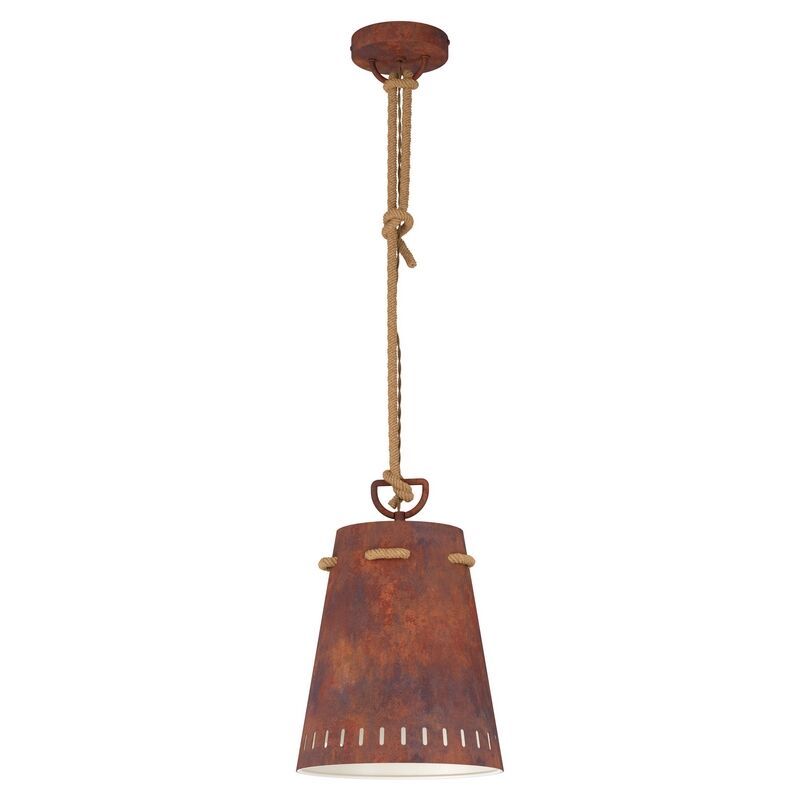 Rustfarvet rustik pendler lampe stål, Everardus Rustfarvet rustik pendler lampe stål, Everardus