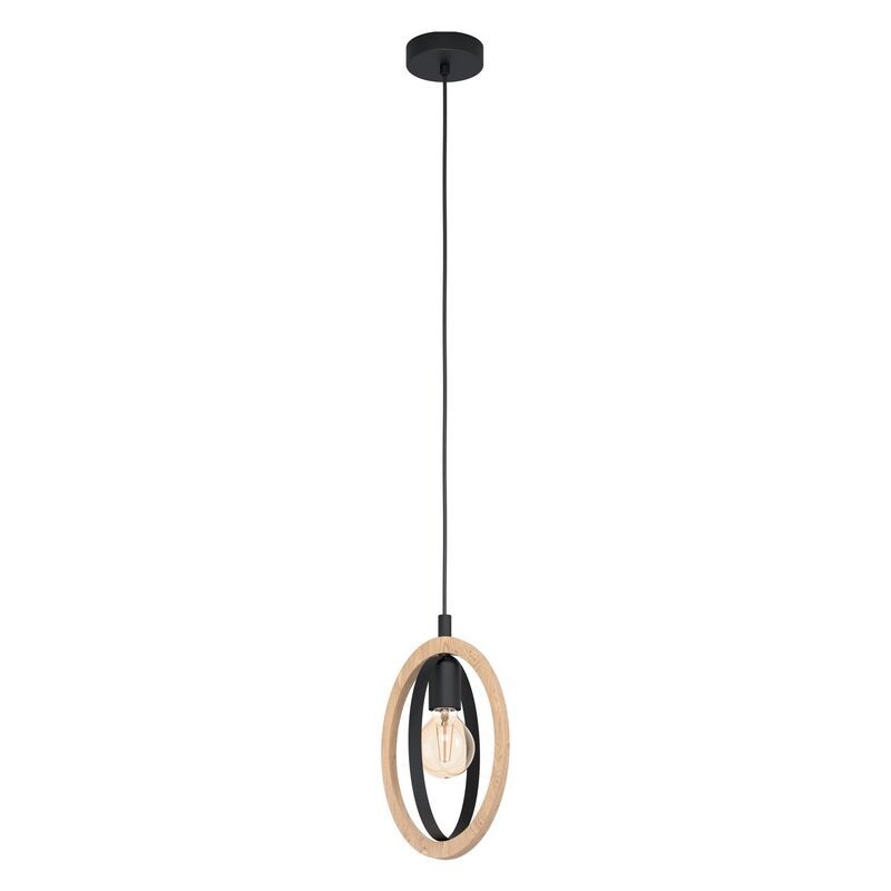Rustik pendler lampe træ, Angeline Rustik pendler lampe træ, Angeline