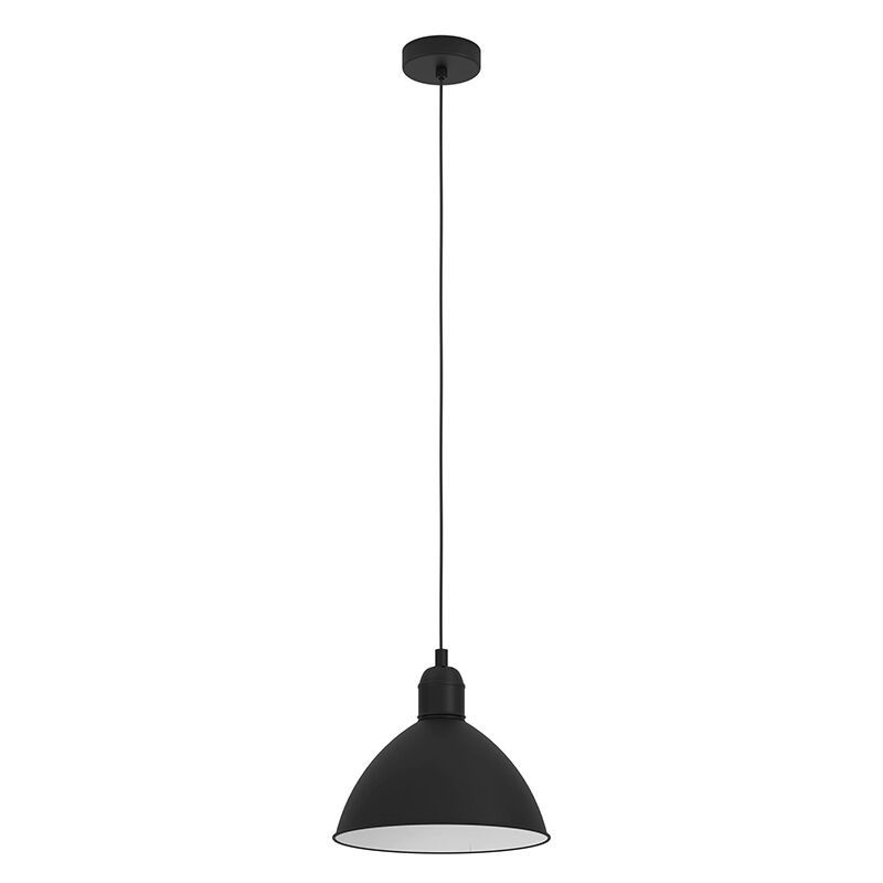 Sort industri pendler lampe aluminium, Nuno Sort industri pendler lampe aluminium, Nuno