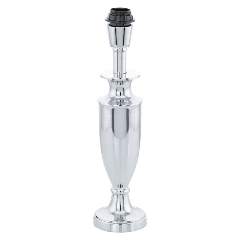 Krom design bordlampe uden skærm stål, Mason, med brytare