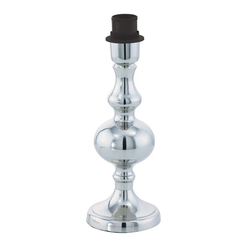 Krom design bordlampe uden skærm stål, Mason, med brytare