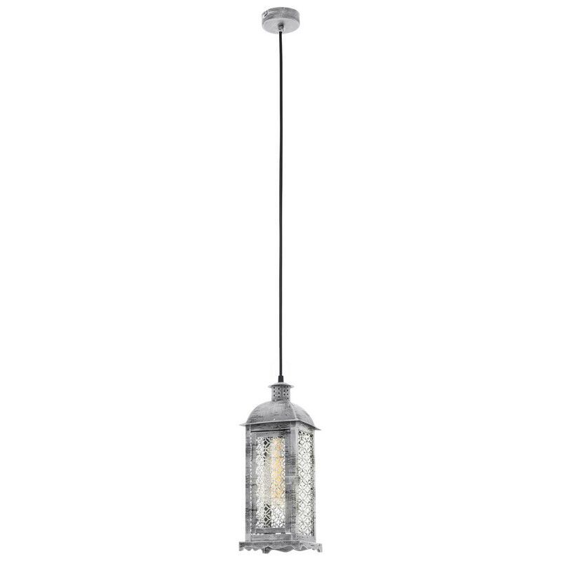 Sølv retro pendler lampe metal, Abderrahman