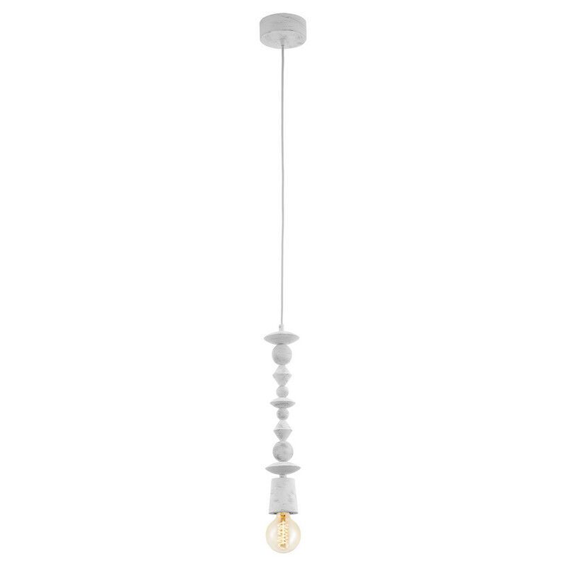 Træ pendler lampe hvid, Abel Træ pendler lampe hvid, Abel