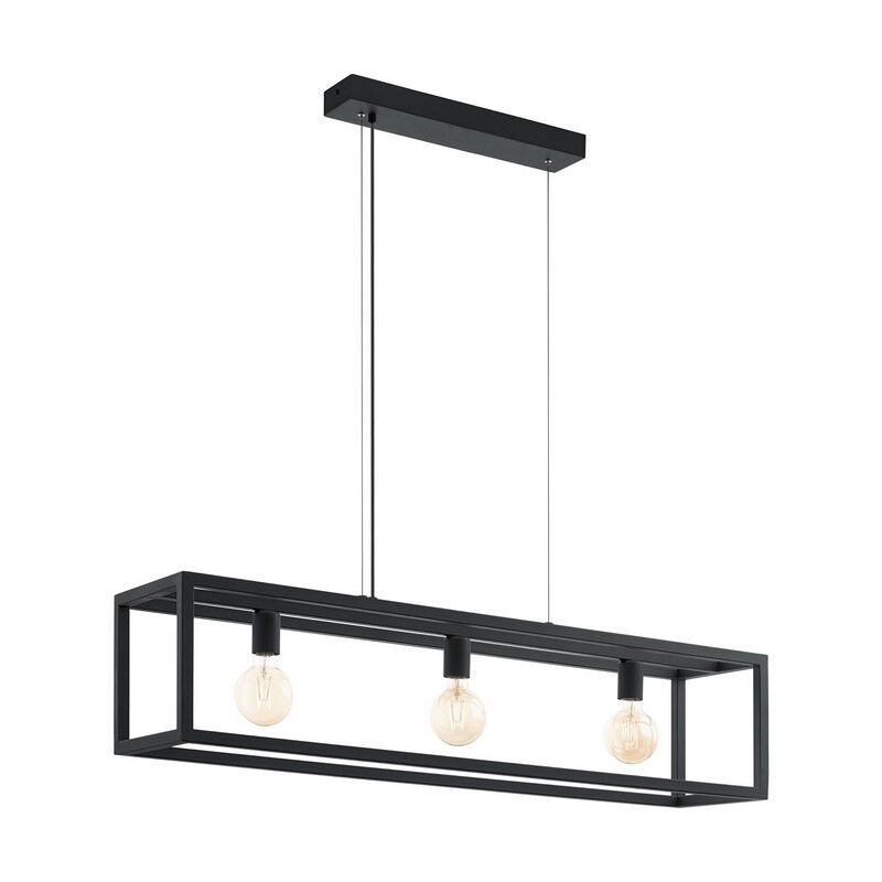 Sort industri pendler lampe metal, Jaxx Sort industri pendler lampe metal, Jaxx