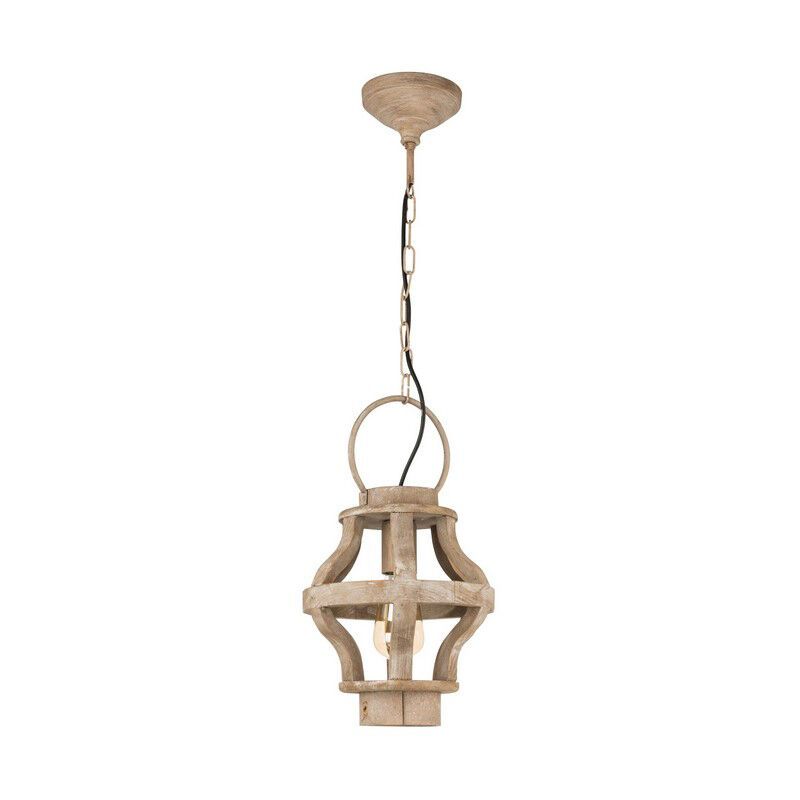 Træ pendler lampe brun, Adriano Træ pendler lampe brun, Adriano