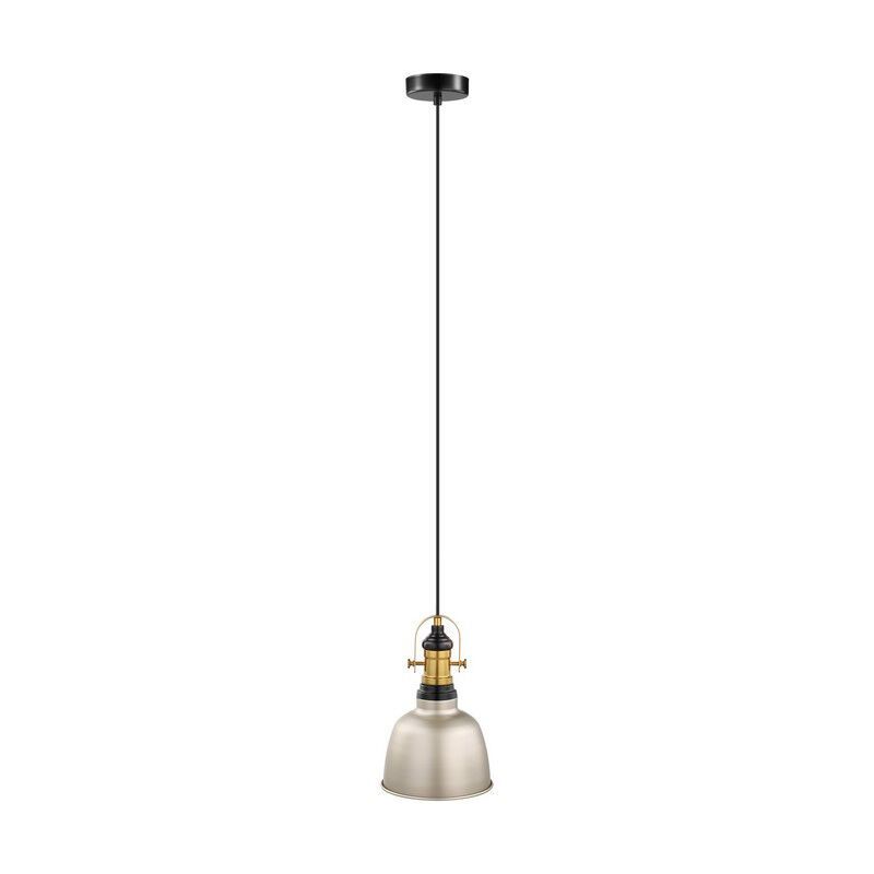 Nikkel retro pendler lampe metal, Alain