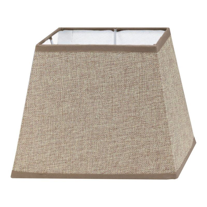 Landlig lampeskærm Noah Textile Lysebrun