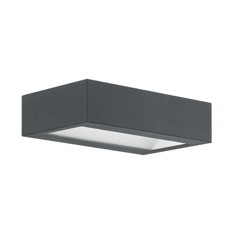 Antracit modern udendørslampe stål, Simen, 4W, 3000K LED, IP44 Antracit modern udendørslampe stål, Simen, 4W, 3000K LED, IP44
