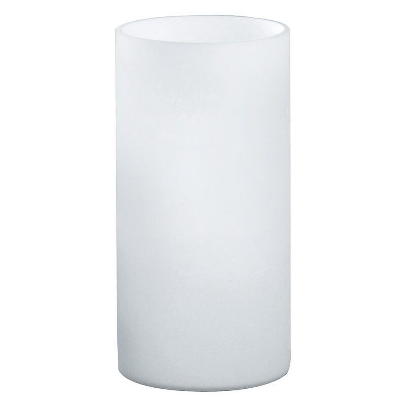 Hvid design bordlampe glas, Basken, med brytare Hvid design bordlampe glas, Basken, med brytare