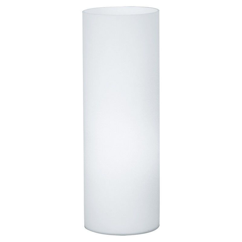 Hvid design bordlampe glas, Basken, med brytare Hvid design bordlampe glas, Basken, med brytare