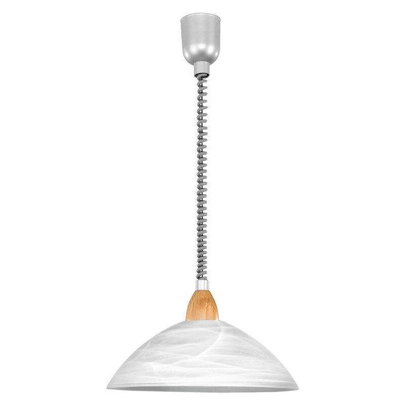 Hvid klassisk pendler lampe glas, Brandon