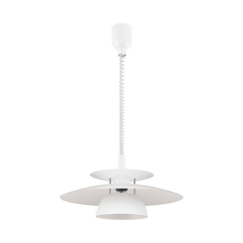 Hvid design pendler lampe stål, Lariana Hvid design pendler lampe stål, Lariana
