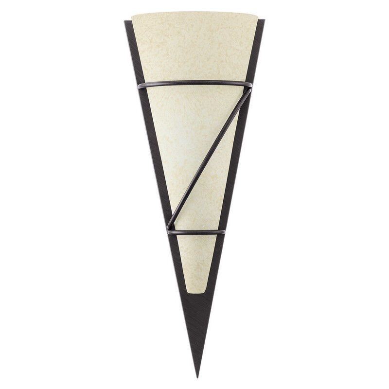 Brun design væglampe glas, Gali