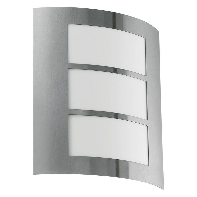 Sølv udendørslampe plast, Elyana, IP44 Sølv udendørslampe plast, Elyana, IP44