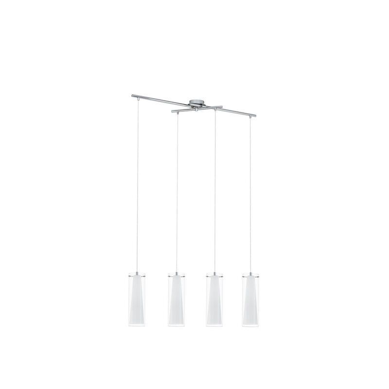 Krom modern pendler lampe glas, Barceno Krom modern pendler lampe glas, Barceno