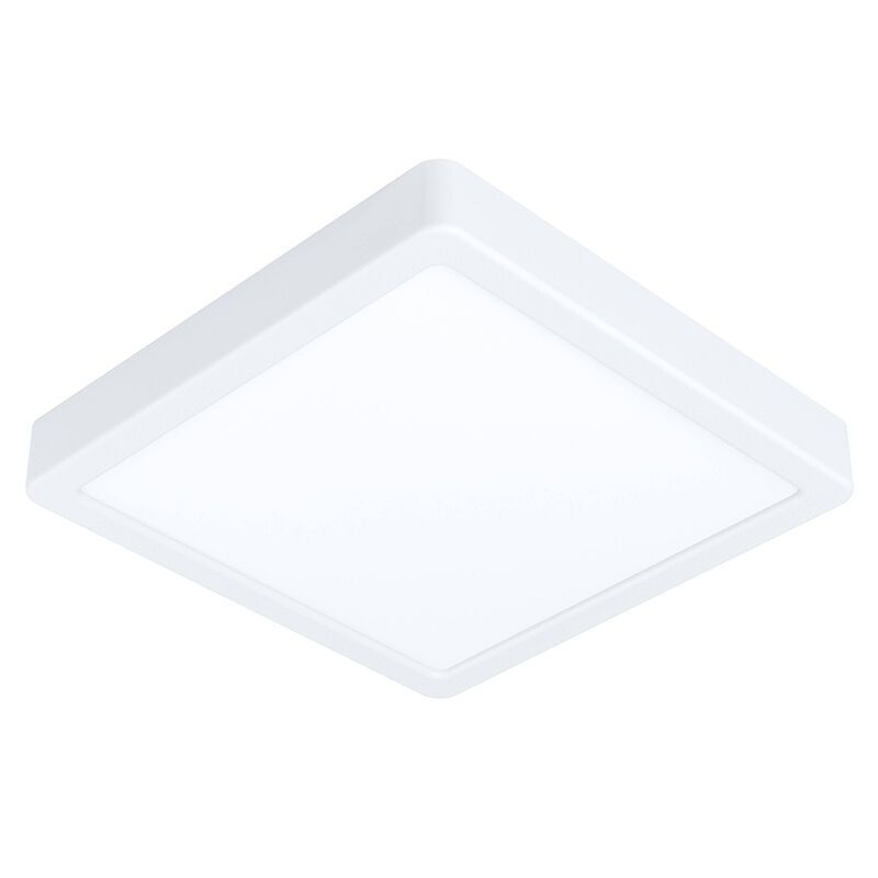 Hvid smart loftlampe plast, Geraldo, 16,5W, varm til kold hvid justerbar LED, IP44