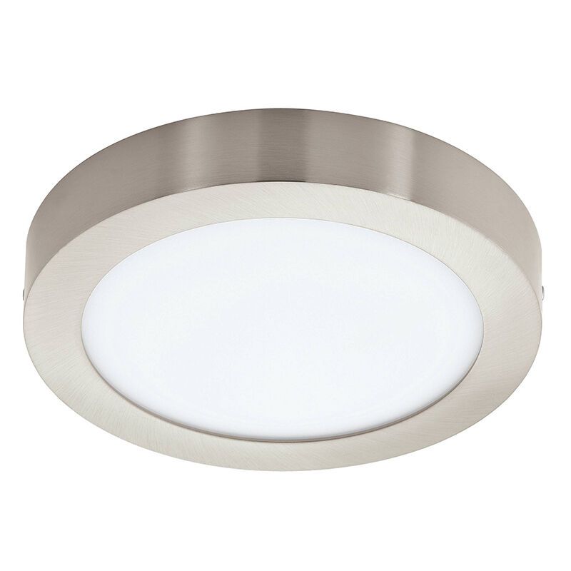 Nikkel smart loftlampe plast, Geraldo, 16,5W, varm til kold hvid justerbar LED, IP44