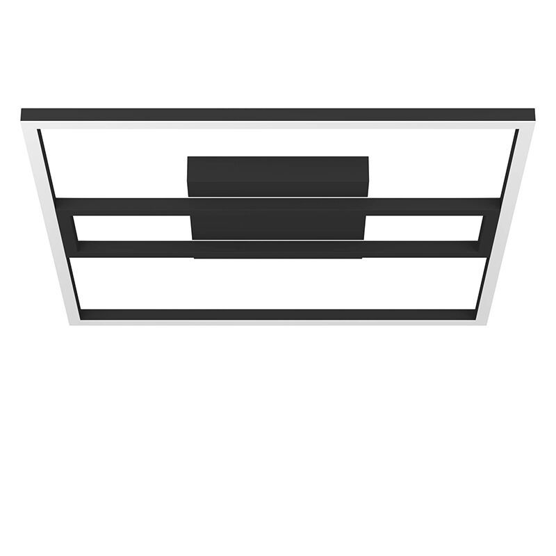 Sort modern smart loftlampe aluminium, Cecilia, 21W, varm til kold hvid justerbar LED Sort modern smart loftlampe aluminium, Cecilia, 21W, varm til kold hvid justerbar LED