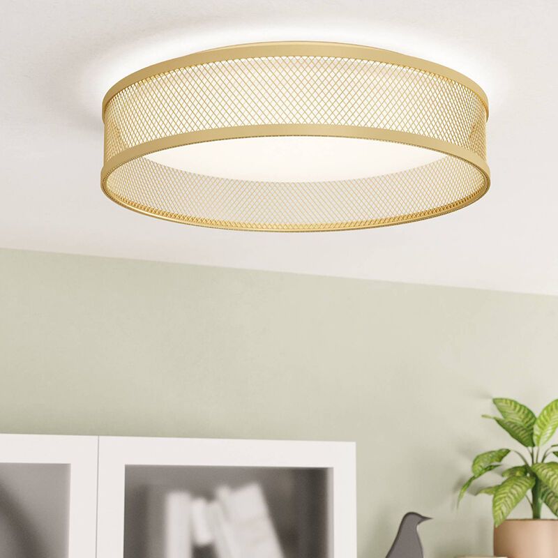 Messing plafond stål, Jolene, 20W, 3000K LED