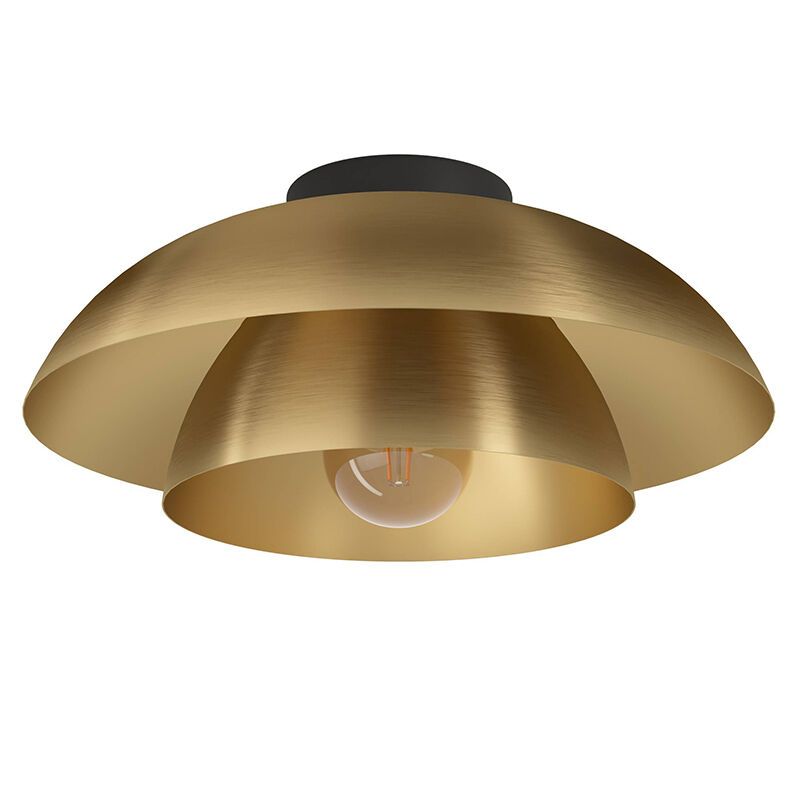 Guld modern loftlampe stål, Chuck