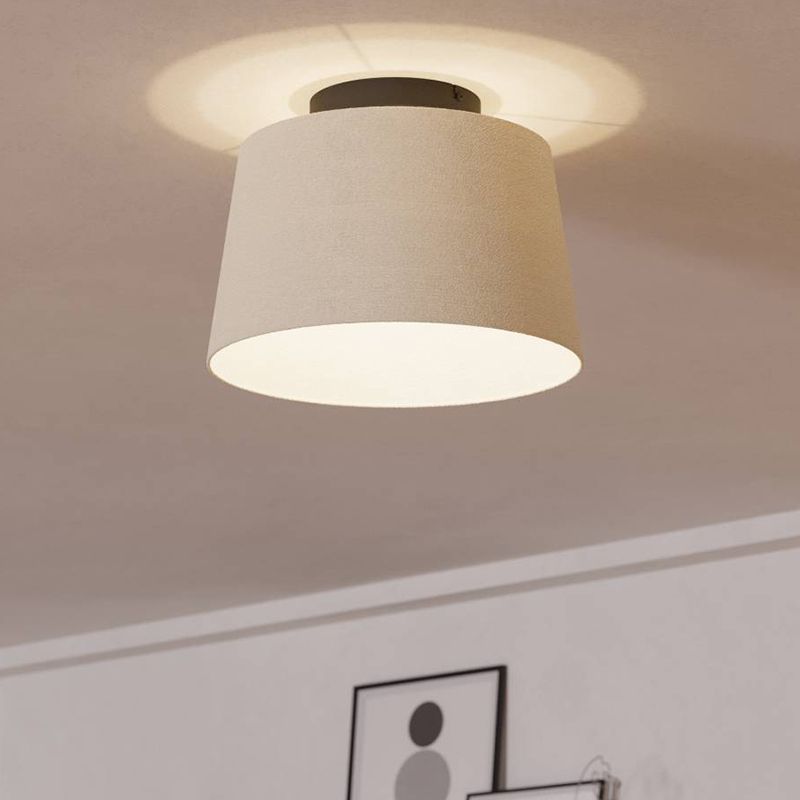 Sort modern loftlampe stof, Siham