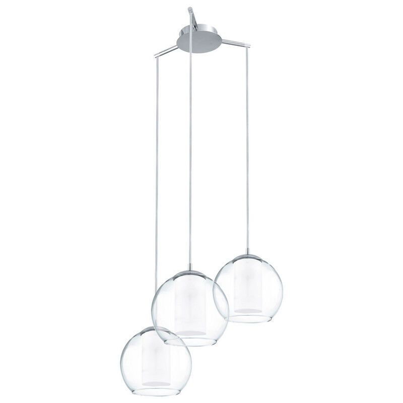 Krom design pendler lampe glas, Silvijn