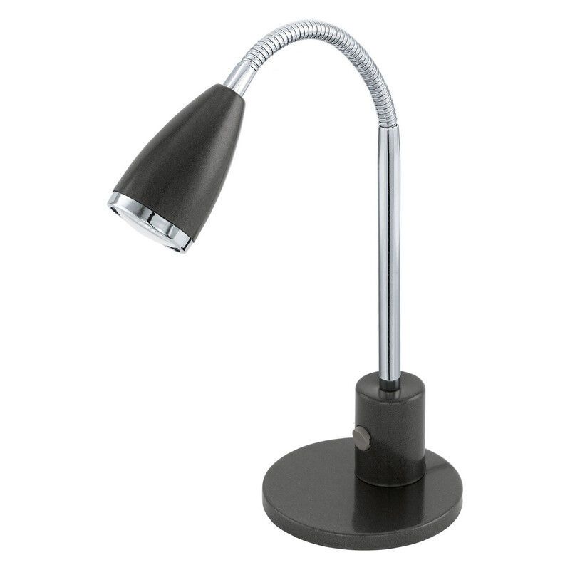 Antracit bordlampe metal, Said, med brytare Antracit bordlampe metal, Said, med brytare