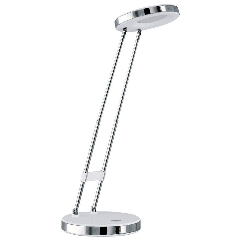 Hvid modern skrivebordslampe plast, Arie, 3W, 3000K LED, med brytare Hvid modern skrivebordslampe plast, Arie, 3W, 3000K LED, med brytare