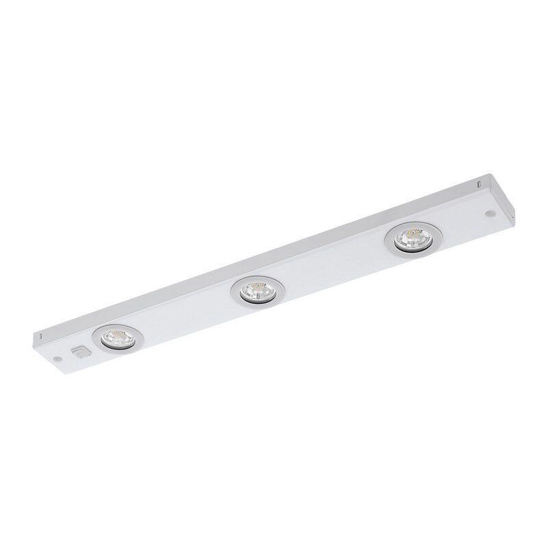 Hvid modern loftlampe metal, Jary, 2W, 3000K LED, med brytare