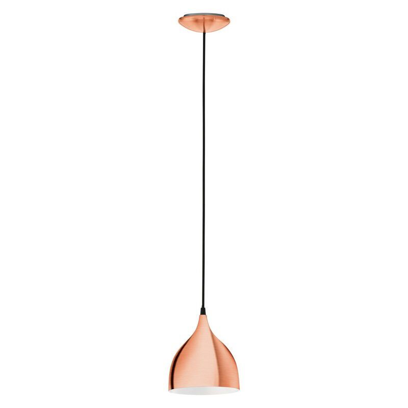 Kobber design pendler lampe metal, Piglio