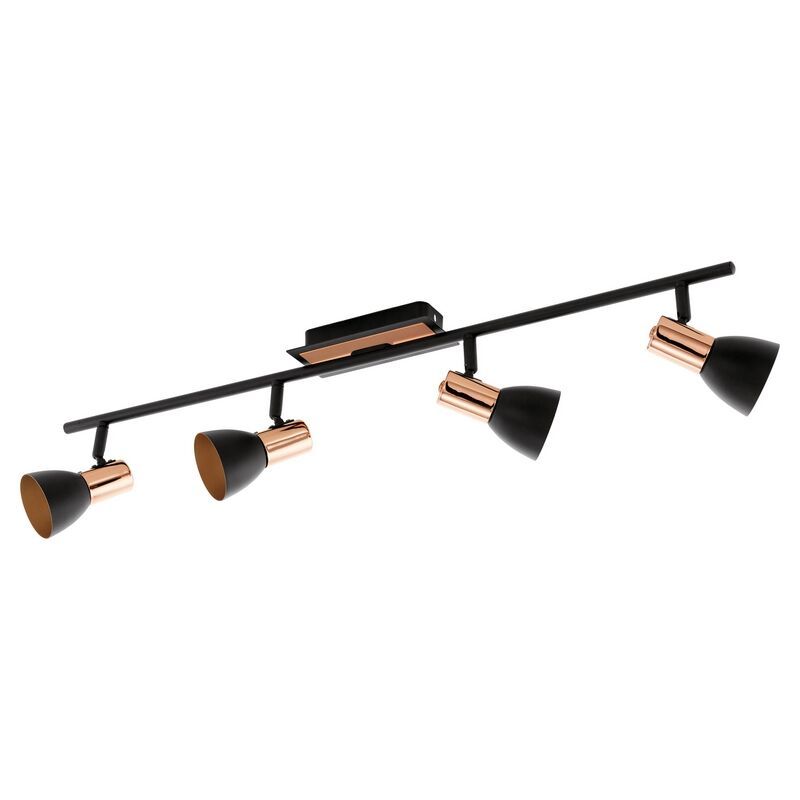 Kobber modern loftspot stål, Angelie