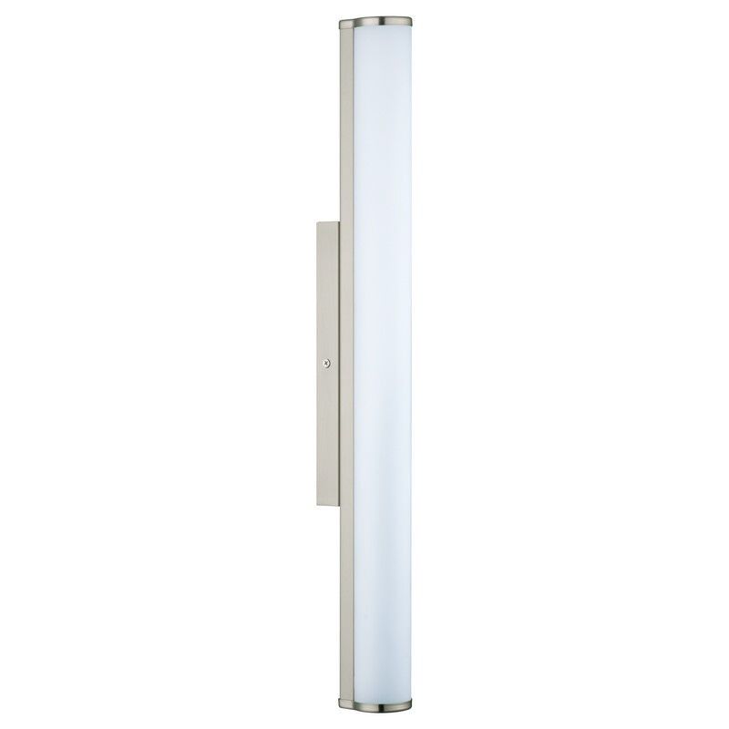 Nikkel spejllampe glas, Jersey, 16W, 4000K LED, IP44
