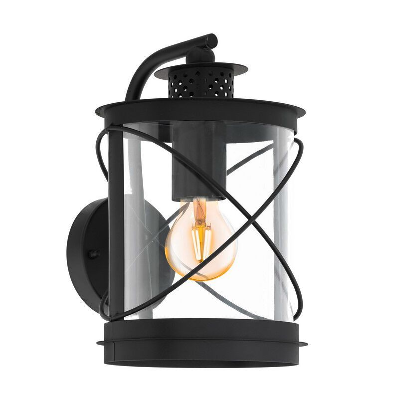 Sort udendørslampe plast, Alisia, IP44 Sort udendørslampe plast, Alisia, IP44