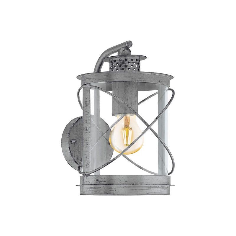 Sølv udendørslampe plast, Alisia, IP44 Sølv udendørslampe plast, Alisia, IP44