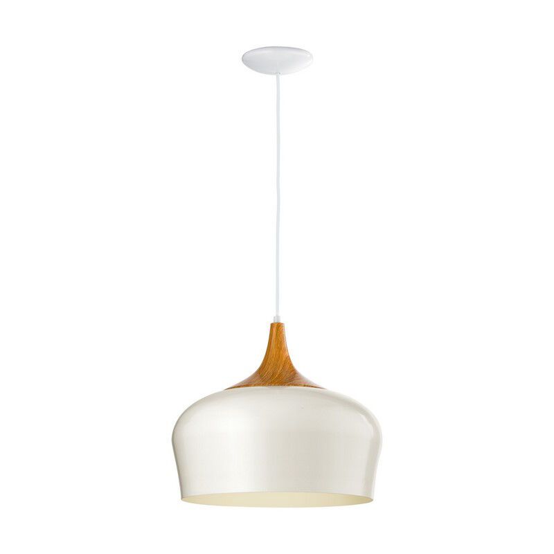 Creme modern pendler lampe træ, Annemarije