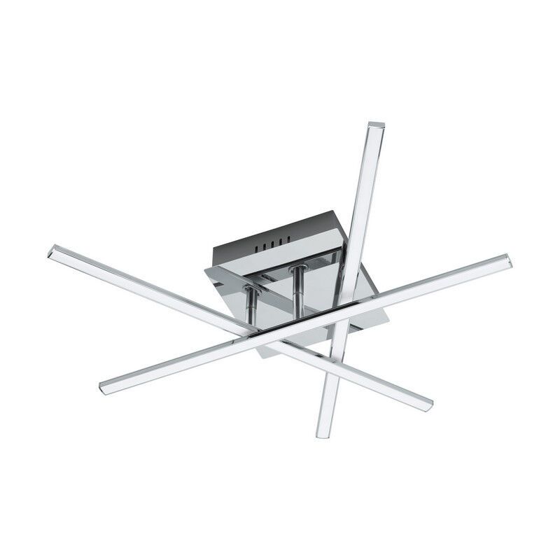 Krom modern loftlampe stål, Arantxa, 18W, 3000K LED Krom modern loftlampe stål, Arantxa, 18W, 3000K LED