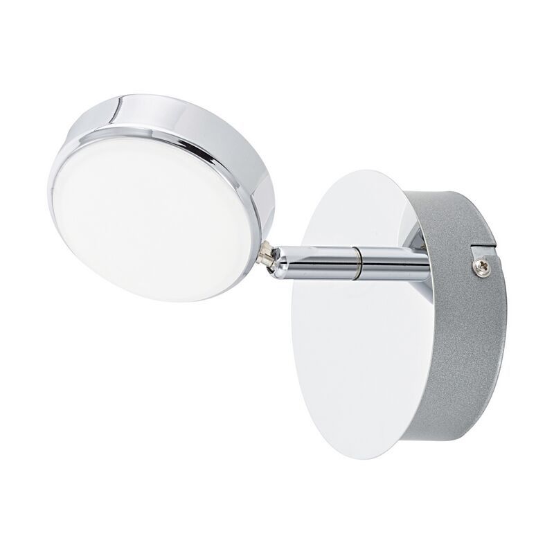 Krom modern loftspot stål, Tjark, 5W, 3000K LED Krom modern loftspot stål, Tjark, 5W, 3000K LED