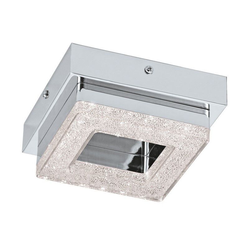 Krom modern væglampe plast, Arjo, 4W, 3000K LED Krom modern væglampe plast, Arjo, 4W, 3000K LED
