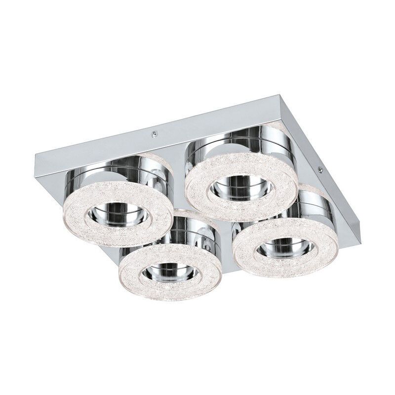 Krom modern væglampe plast, Arjo, 4W, 3000K LED