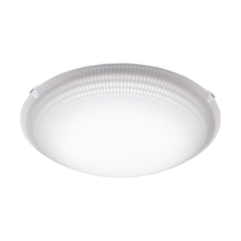 Hvid modern loftlampe glas, Armen, 11W, 3000K LED