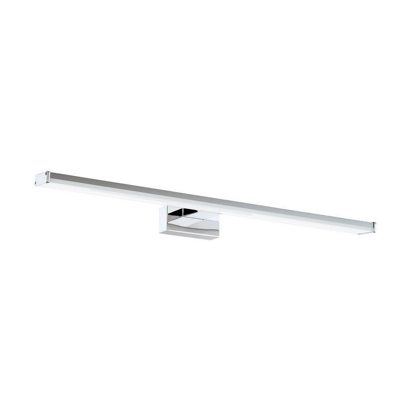 Krom modern spejllampe plast, Nancy, 11W, 4000K LED, IP44