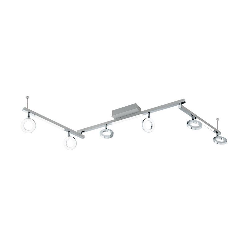 Krom modern loftspot aluminium, Madelinde, 3W, 3000K LED